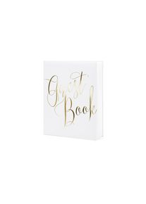 partydeco, partydeco Notizbuch &raquo;G&auml;stebuch Guest Book 20 x&laquo;, gold, 22 Seiten