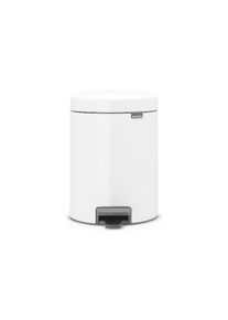 Brabantia, Kosmetikeimer &raquo;NewIcon 5 l, White&laquo; 1 Beh&auml;lter, wei&szlig;, Edelstahl, Kunststoff, B/H/T: 20,5 cm x 29,1 cm