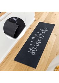 Hanse Home, Hanse Home K&uuml;chenl&auml;ufer &raquo;F&uuml;nf Sterne K&uuml;che&laquo; rechteckig 3 mm H&ouml;he K&uuml;chen-Teppich, Rutschfest, Pflegeleicht, Flur, Eingang, Esszimmer, 