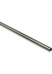 Gardinia, Gardinia Gardinenstange &raquo;Memphis mit Innenlauf I&laquo; Fixmass Serie Einzelprogramm Memphis &Oslash; 16 mm, edelstahlfarben, Metall, 1 Stk.