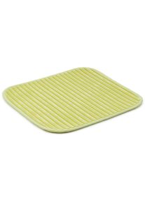 G&ouml;zze G&ouml;zze, &raquo;Berlin&laquo; H&ouml;he 7 mm rutschhemmend beschichtet fussbodenheizungsgeeignet Badteppich, Uni Farben, Cord Optik, waschbar, limette, Polyester, 1 Stk.