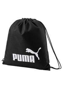 Puma, Unisex, Puma Sporttasche &raquo;PHASE GYM SACK&laquo; pflegeleicht, Puma schwarz, B/H/T: 37,5cm x 43cm, Tunnelzug&ouml;ffnung, Kordeln dienen auch als 