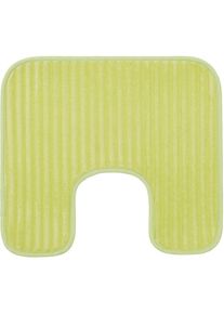 G&ouml;zze G&ouml;zze, &raquo;Berlin&laquo; H&ouml;he 7 mm rutschhemmend beschichtet fussbodenheizungsgeeignet Badteppich, Uni Farben, Cord Optik, waschbar, limette, Polyester, 1 Stk.