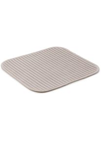 G&ouml;zze G&ouml;zze, &raquo;Berlin&laquo; H&ouml;he 7 mm rutschhemmend beschichtet fussbodenheizungsgeeignet Badteppich, Uni Farben, Cord Optik, waschbar, taupe, Polyester, 1 Stk.