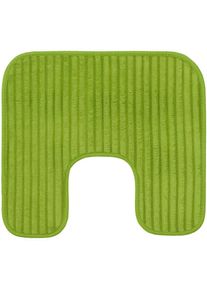 G&ouml;zze G&ouml;zze, &raquo;Berlin&laquo; H&ouml;he 7 mm rutschhemmend beschichtet fussbodenheizungsgeeignet Badteppich, Uni Farben, Cord Optik, waschbar, dunkelgr&uuml;n, Polyester, 1 