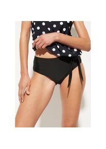 bonprix, Unisex, bonprix Highwaist-Bikini-Hose hochgeschnittene Passform, elastischer Bund, schwarz, 46, N-Gr, Highwaist-Bikini-Hose mit 