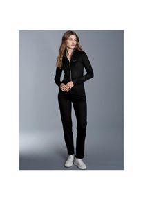 TRIGEMA, Unisex, Jogginganzug &raquo;TRIGEMA Freizeitanzug mit Kristallsteinen&laquo; 2 Stk., schwarz, XL, 95% Baumwolle, 5% Elasthan