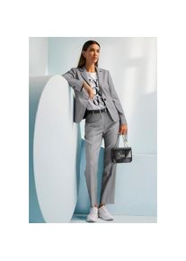 Heine, Unisex, Heine Hosenanzug, ecru, schwarz, gemustert, 40, Normalgr&ouml;ssen, zeitlos und schick