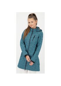 DEPROC Active, Unisex, DEPROC Active Softshelljacke &raquo;SHELBY LONG&laquo; leichter Softshell Kurzmantel mit abnehmbarer Kapuze, navy, 36 (S), Leichter 