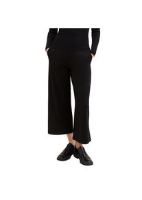 Tom Tailor Denim, Unisex, Tom Tailor Denim Culotte 3/4-L&auml;nge mit Eingrifftaschen, deep schwarz, S (36), N-Gr, Hose f&uuml;r Unisex von Tom Tailor Denim
