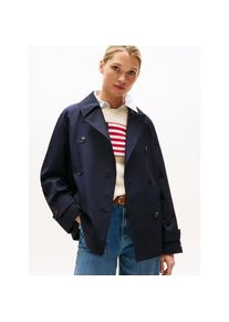 Tommy Hilfiger, Unisex, Trenchcoat &raquo;COTTON REG SHORT TRENCH COAT&laquo;, desert sky, 40, Trenchcoat von Tommy Hilfiger Womanswear