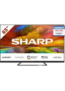 Sharp LED-Fernseher &raquo;65EQ3EA&laquo;, 164 cm/65 Zoll, 4K Ultra HD, Smart-TV-Android TV schwarz Lichtsensor mit OPC (Optical Picture Control)