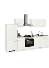 Wiho-K&uuml;chen WIHO K&Uuml;CHEN K&uuml;chenzeile &raquo;Zell&laquo;, ohne E-Ger&auml;te, Breite 280 cm wei&szlig; made_in_germany wei&szlig;/wei&szlig;