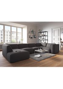 COUCH&hearts; Wohnlandschaft &raquo;Fettes Polster&laquo;, Modulsofa Set, Module einzeln f&uuml;r individuelle Zusammenstellung grau anthrazit