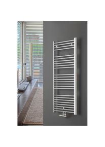 XIMAX Badheizk&ouml;rper &raquo;C1, 916 mm x 600 mm&laquo;, 375 Watt, Mittenanschluss, Chrom grau