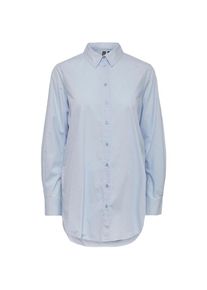 Pieces Hemdbluse &raquo;PCJIVA LS SHIRT&laquo; blau XL (42) kentucky blue Lange Hemdbluse von Pieces