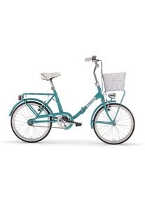 MBM Faltrad &raquo;New Angela&laquo;, 1 Gang, Kettenschaltung blau Fahrrad