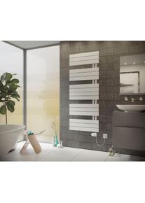 XIMAX Elektrischer Badheizk&ouml;rper &raquo;P2-Open, 1195 mm x 700 mm&laquo;, 900 Watt, Heizstab Typ 3, Wei&szlig; wei&szlig;