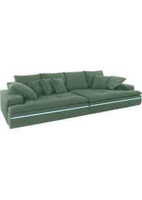MR. COUCH Big-Sofa, wahlweise mit Kaltschaum (140kg Belastung/Sitz) und AquaClean-Stoff gr&uuml;n mint