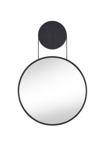 LeGer Home by Lena Gercke Wandspiegel &raquo;ovaler Aufh&auml;ngespiegel, schwarz&laquo;, (1 St.), Dekospiegel, Wanddeko, rund, Rahmen aus Metall, modern schwarz