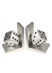 AMBIENTE HAUS Deko-Buchstaben &raquo;W&uuml;rfel-Buchst&uuml;tzen&laquo;, (1 St.) silberfarben antik/silberfarben