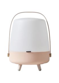Kooduu LED Tischleuchte &raquo;Lite-up Play S&laquo;, mit Bluetooth Lautsprechern, Smart Home f&auml;hig, stereo rosa ros&eacute;