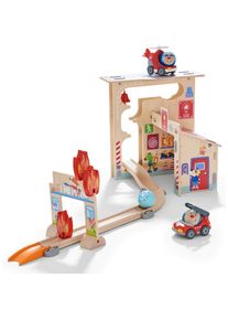 Haba Kugelbahn-Bausatz &raquo;Kullerb&uuml; Feuerwehrwache&laquo; bunt