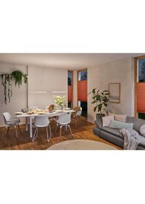 Paulmann Pendelleuchte &raquo;Aptare Smarthome Zigbee2700K2.050lm/2.050lm 2x18/1x18W Schwarz dimmbar&laquo;, 2 flammig-flammig wei&szlig;