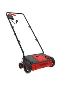 G&uuml;de G&Uuml;DE Elektro-Vertikutierer / L&uuml;fter &raquo;GV 1431&laquo;, 2in1 Funktion mit 1.400 Watt rot Zusammenklappbarer F&uuml;hrungsholm und leichtg&auml;ngige R&auml;der