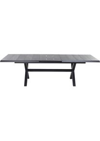 siena GARDEN Garten-Essgruppe &raquo;Reno / Messina Set&laquo;, (Set, 9 tlg.), Set, 9-tlg bestehend aus 8 Sesseln und 1 Ausziehtisch grau anthrazit