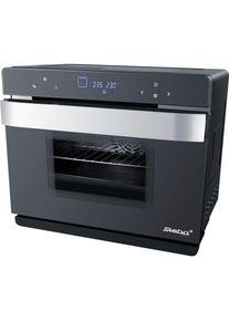 Steba Dampfgarer &raquo;DG 30&laquo;, 1900 W schwarz Backofen mit Hei&szlig;dampf zum schonenden Schnellgaren