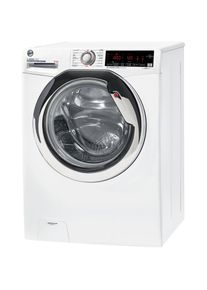 Hoover Waschmaschine, H3WSQ510TAMCE-84, 10 kg, 1400 U/min wei&szlig; Mengenautomatik Plus (Fuzzy Logic)