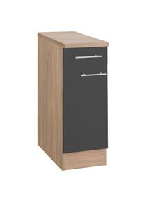 Optifit Unterschrank &raquo;Kalmar&laquo;, Breite 30 cm grau made_in_germany anthrazit