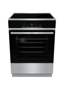 Gorenje Induktions-Standherd &raquo;GEIT6E80XPG&laquo;, GEIT6E80XPG, Pyrolyse-Selbstreinigung schwarz Bratenthermometer