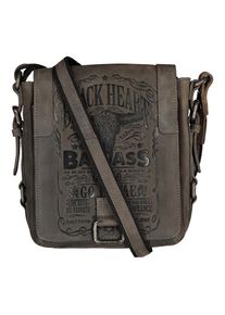 JACK'S INN 54 JACK'S INN 54 Umh&auml;ngetasche, aus Leder im Vintage Look mit cooler Pr&auml;gung schwarz Taschen