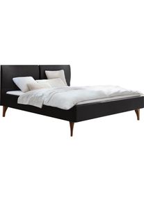 Hasena Polsterbett &raquo;Tamara&laquo;, Tamara, Fu&szlig;farbe Nussbaum, Komforth&ouml;he, Fu&szlig;h&ouml;he 25 cm grau 328 Pepe anthrazit