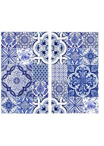 Wall-Art Herd-Abdeckplatte &raquo;Glasbild portugiesische Kacheln&laquo;, (1 tlg.) bunt