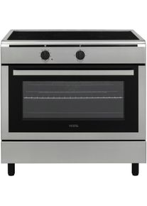 VESTEL Induktions-Standherd &raquo;VFSHI 90.60&laquo;, VFSHI 90.60 silberfarben