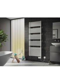 XIMAX Elektrischer Badheizk&ouml;rper &raquo;Tec Duplex, 1838 mm x 600 mm&laquo;, 600 Watt, Heizstab Typ 6, Wei&szlig; wei&szlig;