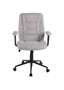 Duo Collection Chefsessel &raquo;Caspar&laquo;, Webstoff, Wippmechanik mit H&auml;rtegradeinstellung grau hellgrau