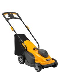 STIGA GARDEN Elektrorasenm&auml;her &raquo;Combi 336c&laquo;, Mulchfunktion gelb Ergonomischer klappbarer Holm und praktischer Tragegriff