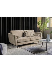 furninova 2, 5-Sitzer &raquo;Vera&laquo;, inkl. 2 Kissenrollen, im skandinavischen Design beige light beige
