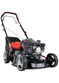 Scheppach Benzinrasenm&auml;her &raquo;MS132-42&laquo;, 2, 4 kW/3, 3 PS, mit Radantrieb schwarz Zentrale Schnitth&ouml;henverstellung in 7 Stufen (25 &ndash; 75 mm)