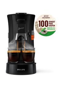 PHILIPS SENSEO Kaffeepadmaschine &raquo;Select CSA230/69&laquo;, 100 Senseo Pads kaufen und bis max.33 &euro; zur&uuml;ckerhalten schwarz