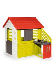 Smoby Spielhaus &raquo;Natur&laquo;, mit Sommerk&uuml;che; Made in Europe bunt