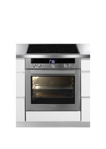 Grundig Induktions Herd-Set &raquo;GEHM 34201 X&laquo;, GEHM 34201 X, GEHM 34201 X, (Set), animiertes LC-Display silberfarben Excellent Clean Glas-Innent&uuml;r