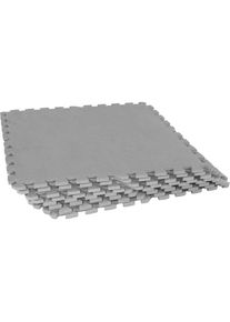 Gorilla Sports Bodenschutzmatte &raquo;Schutzmattenset mit acht Teilen Grau&laquo;, (Set, 8 St.) grau Bodenmatten