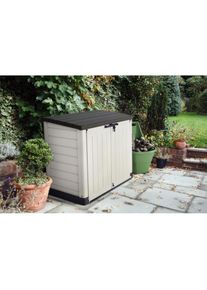 Keter M&uuml;lltonnenbox &raquo;Store It Out MAX&laquo;, BxTxH: 145x125x82 cm beige