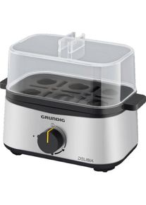 Grundig Eierkocher &raquo;EB 8680&laquo;, f&uuml;r 6 St. Eier, 400 W schwarz edelstahlfarben/schwarz