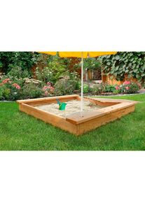 Joda Sandkasten &raquo;Moritz&laquo;, BxLxH: 150x150x23 cm braun